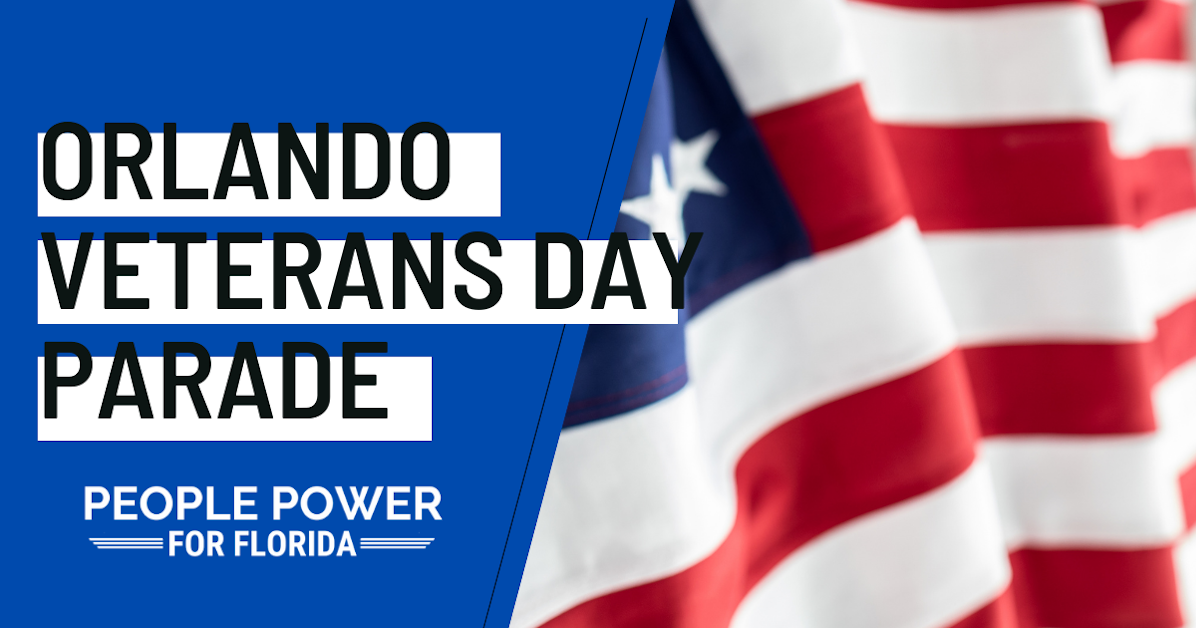 Registering Voter's Orlando Veterans Day Parade · People Power For